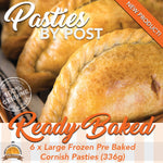 Load image into Gallery viewer, Ready Baked Large Cornish Pasties by Post (6) 336g - Proper Pasty Company
