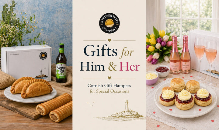 Gifts for Him & Her | Cornish Gift Hampers for Special Occasions - Proper Pasty Company