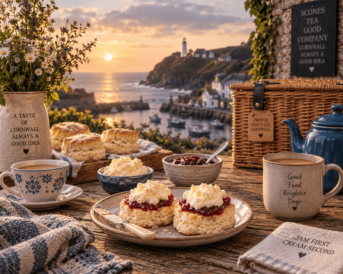 Jam or Cream First? The Great Cornish Cream Tea Debate - Proper Pasty Company
