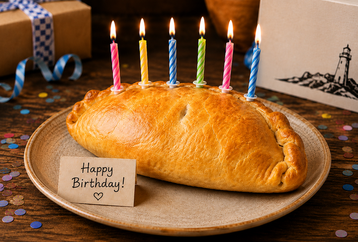 Cornish Pasty Birthday Cake