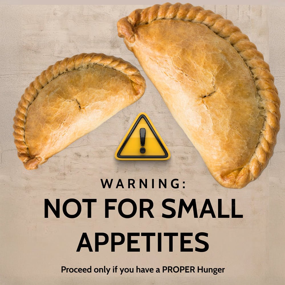 4 x GIANT Cornish Pasties + 4 FREE Jumbo Sausage Rolls (Pre-Order) - Proper Pasty Company