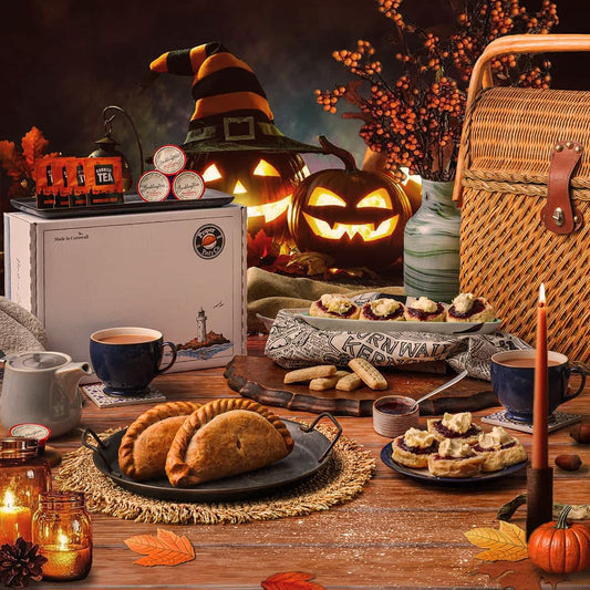 Tintagel Halloween Cornish Pasty and Cream Tea Hamper (CTL | CTM)