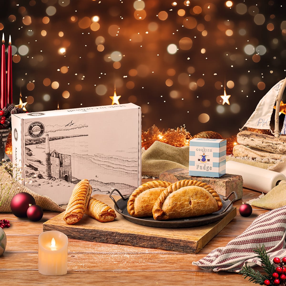 Carbis Bay Festive Cornish Pasty Hamper - Proper Pasty Company