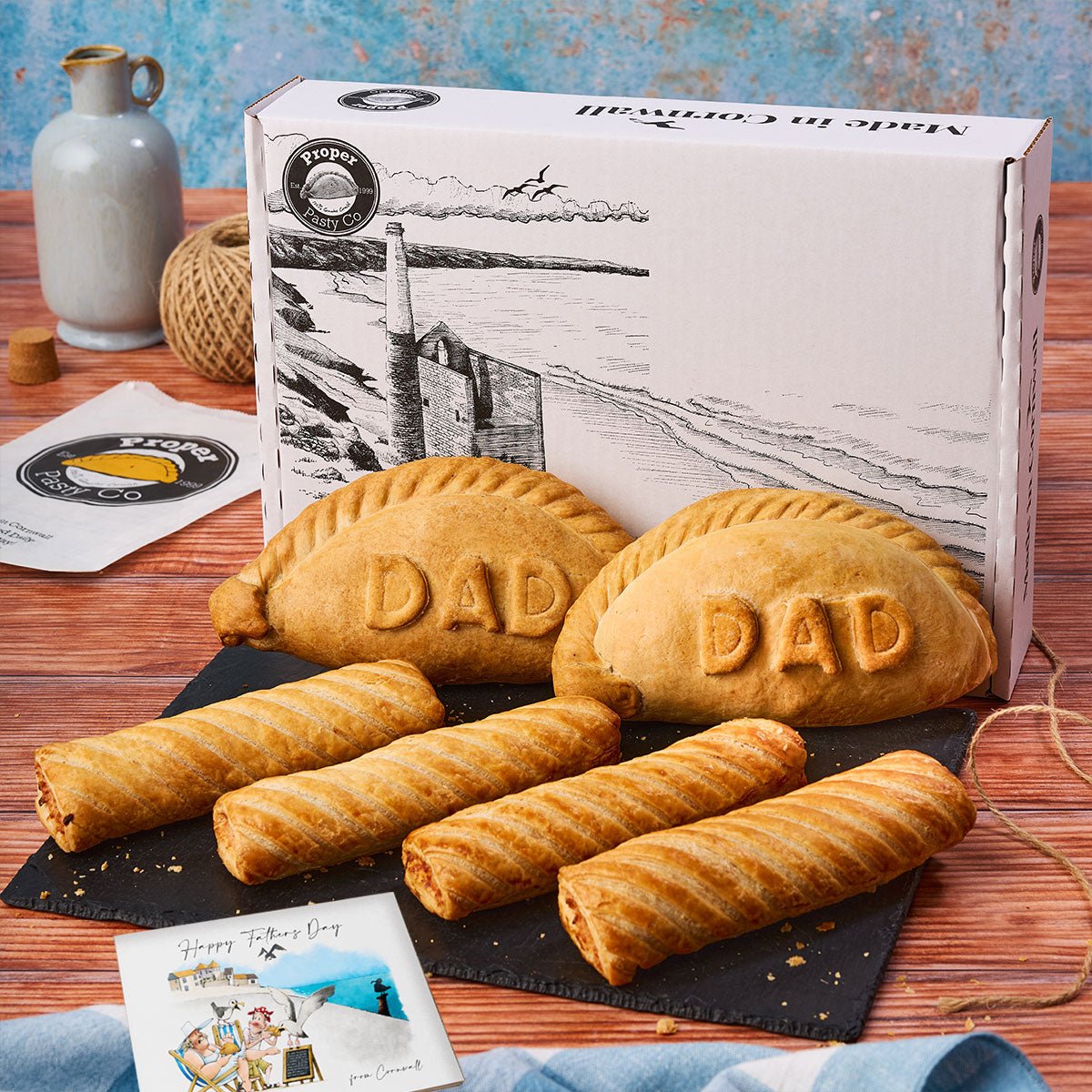 Large Godrevy 'DAD' Cornish Pasty Hamper - Proper Pasty Company