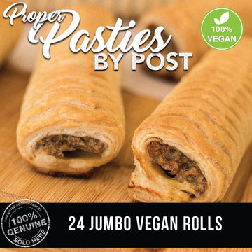24 x Jumbo Vegan Rolls - Proper Pasty Company