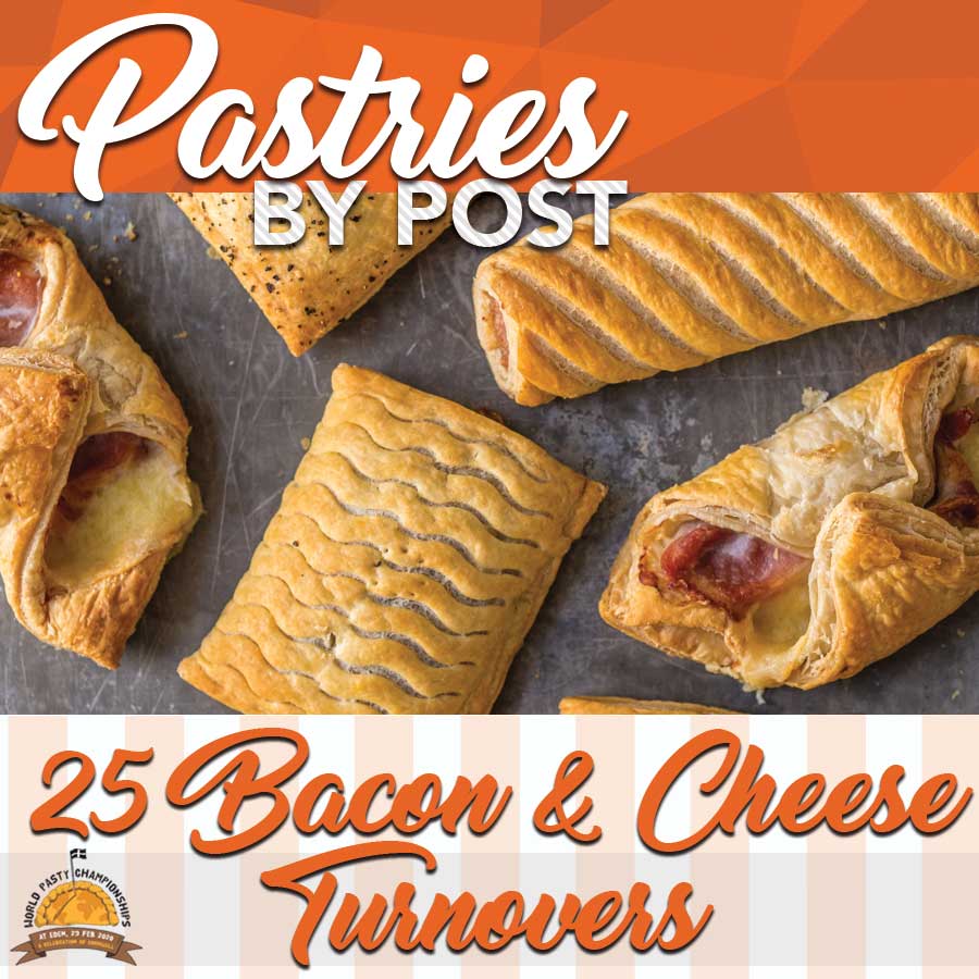 25 x Bacon & Cheese Turnovers - Proper Pasty Company