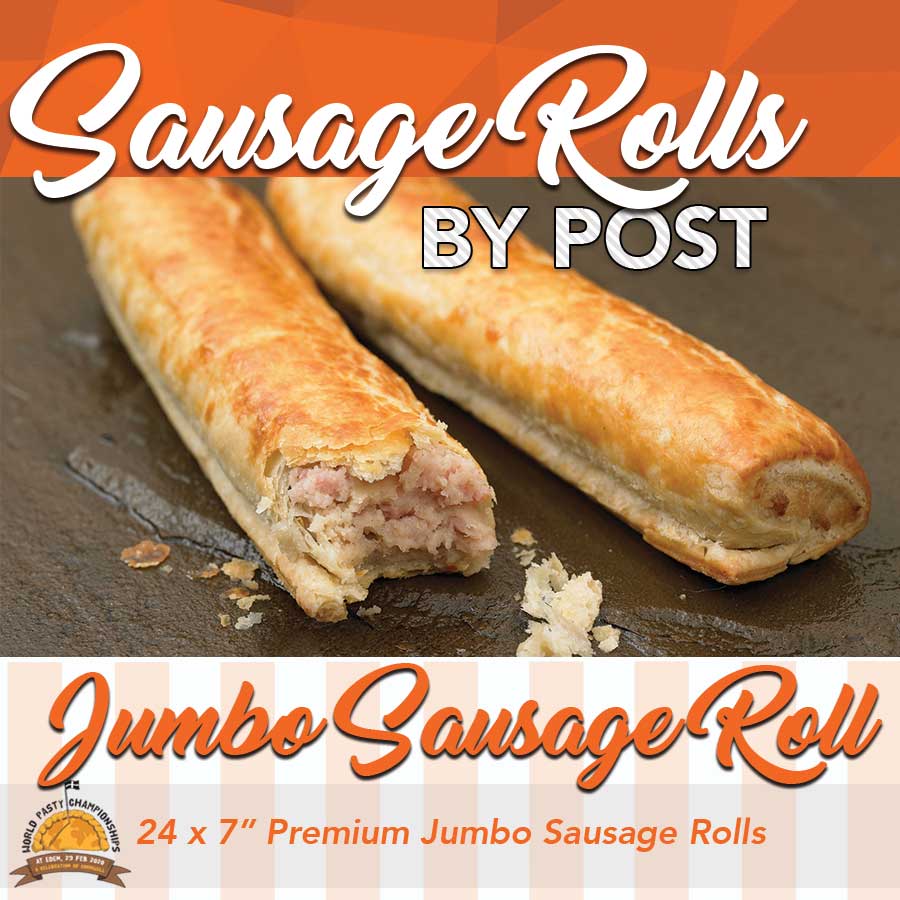 7" Premium Jumbo Sausage Roll (24 Pack) - Proper Pasty Company