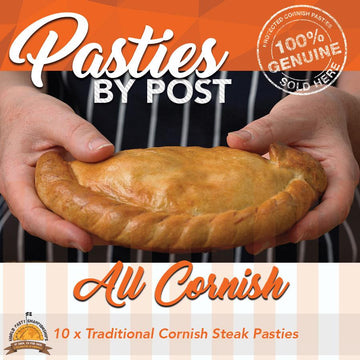 'All Cornish' Steak Pasties by Post (10) - Proper Pasty Company