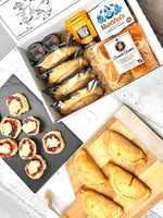 Load image into Gallery viewer, Cornish Party Pasty &amp; Cream Tea Easter Hamper for 4 - Proper Pasty Company
