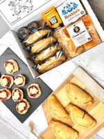 Load image into Gallery viewer, Cornish Party Pasty &amp; Cream Tea Valentine Hamper for 4 - Proper Pasty Company
