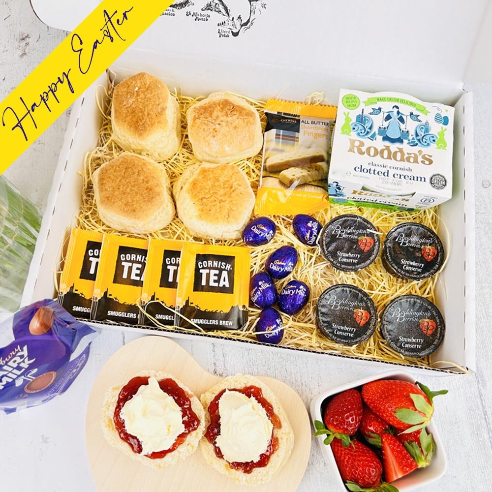 Cornish Scones Cream Tea Easter Hamper (4) CTA - Proper Pasty Company