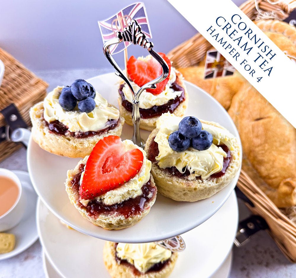 Cornish Scones Cream Tea Hamper (4) - Proper Pasty Company