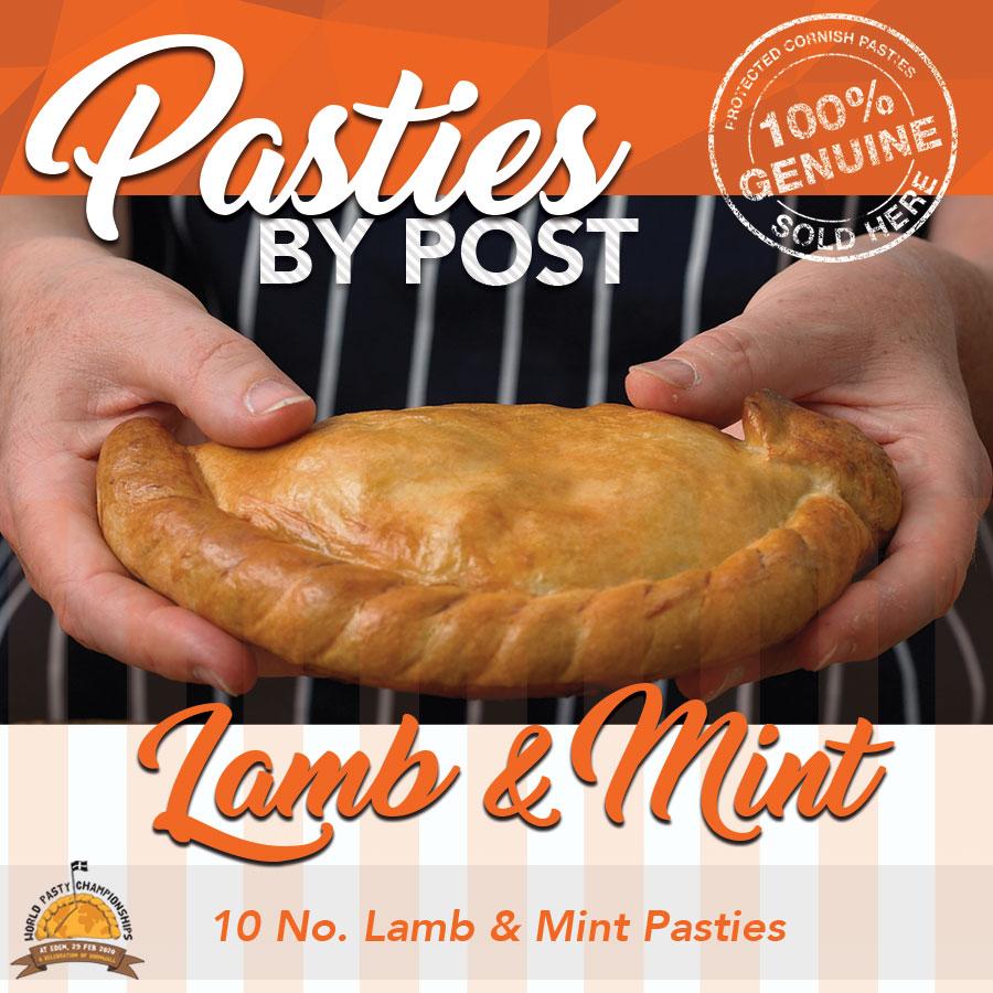 Lamb and Mint Pasties by Post 10 - Proper Pasty Company