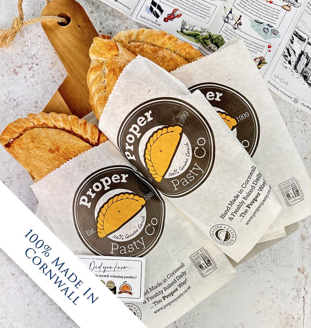 Large Pre-Baked Cornish Pasty and Cream Tea Hamper - Proper Pasty Company