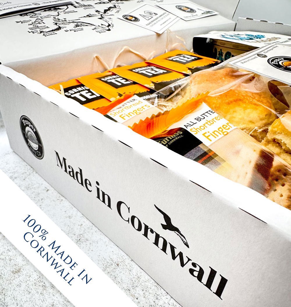 Regular Cornish Pasty & Cream Tea Hamper Box - Proper Pasty Company