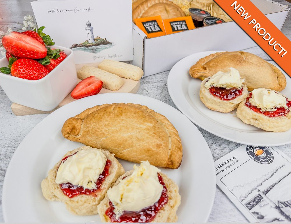 Tea for Two - 2 x Cornish Pasties, 2 x Cream Teas - Proper Pasty Company